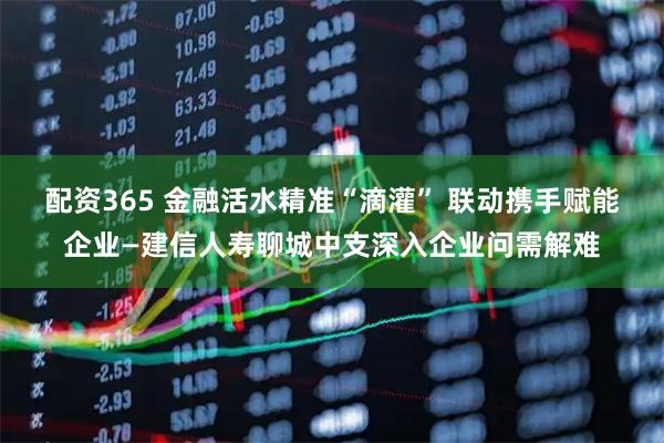 配资365 金融活水精准“滴灌” 联动携手赋能企业—建信人寿聊城中支深入企业问需解难
